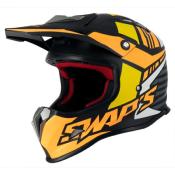 Swaps - Casque Cross S885 Enfant - Noir Jaune Orange TL