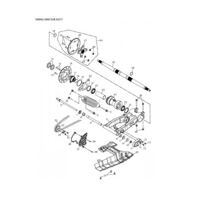 Bras oscillant 300S II Interceptor