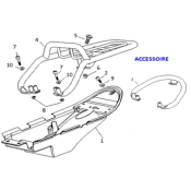 Visserie pour porte paquet ORCAL NK01