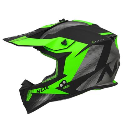 CASQUE CROSS NOX N633 FUSION NOIR MAT