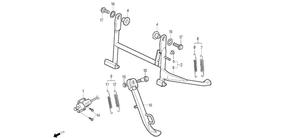 Béquille DAELIM S1 Injection