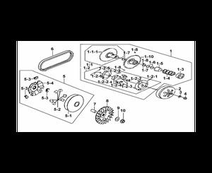 Embrayage TGB X-MOTION 125 