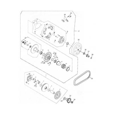 Joint torique d'embrayage ADLY 320S 16x2.5