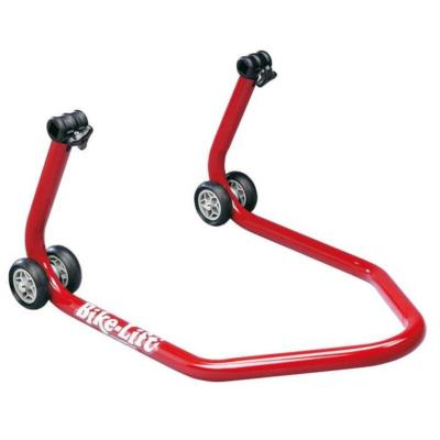 Béquille arrière universelle BIKE LIFT RS-17 rouge avec supports caoutchouc en "L"