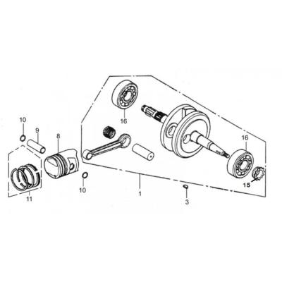 Kit piston MASH 50