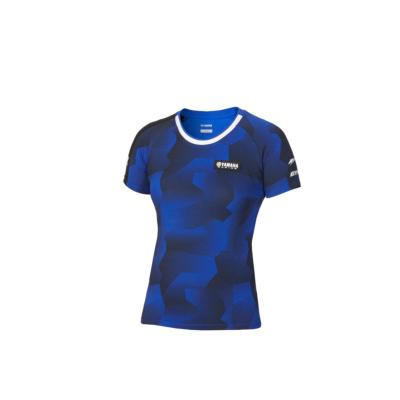 T-shirt camouflage YAMAHA Paddock Blue pour femme B20FT201E1 