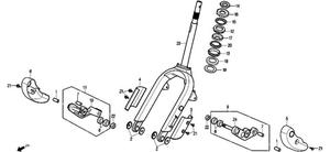 Fourche DAELIM BESBI 125