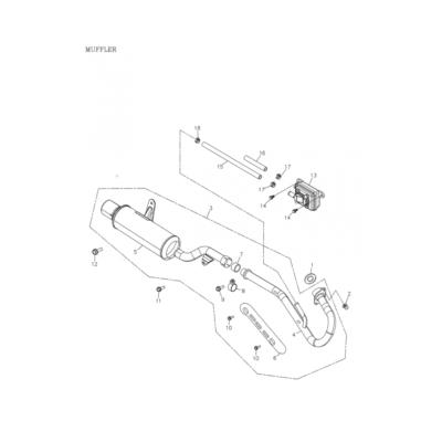 Silencieux Quad Adly 300 Thundebike