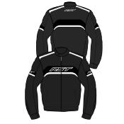 Blouson RST Pilot CE textile - noir/blanc taille 3XL