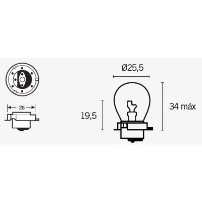 Ampoule 12V15W