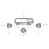 Bouton Démarrage ECOOTER ORCAL E1-R