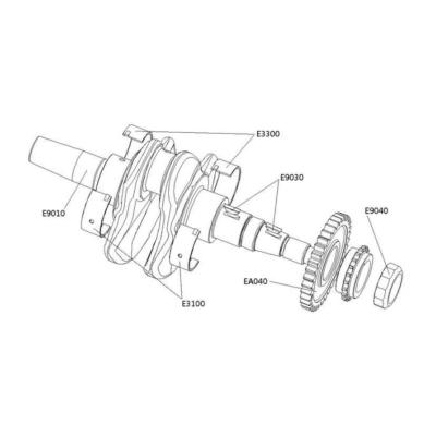 ECROU DE VILEBREQUIN QUAD MASH 4 roues 600 MUDSTAR