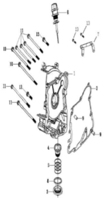 Carter droit 125 BESBI NEW MODEL