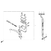 Maître cylindre frein AV droit DAELIM 125 BESBIE