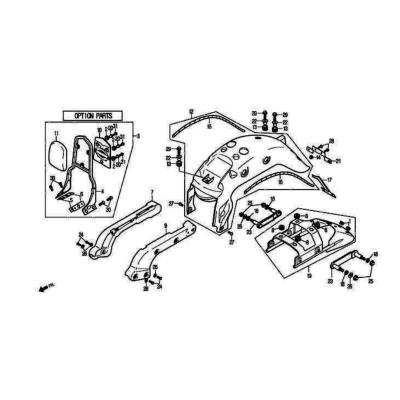 Garde boue AR DAYSTAR 125 