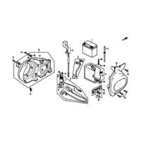 Batterie et cache DAELIM DAYSTAR Injection