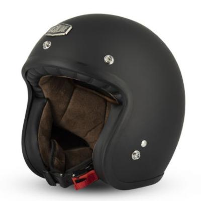 Casque Jet Cafe Racer GASOLINE S250 Noir Mat 