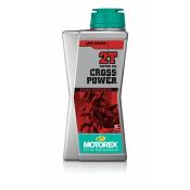 Huile MOTOREX moteur Cross Power 2T - 1L