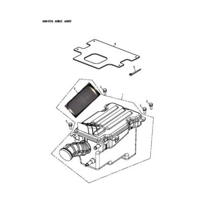 Filtre à air ADLY 600 XCE 