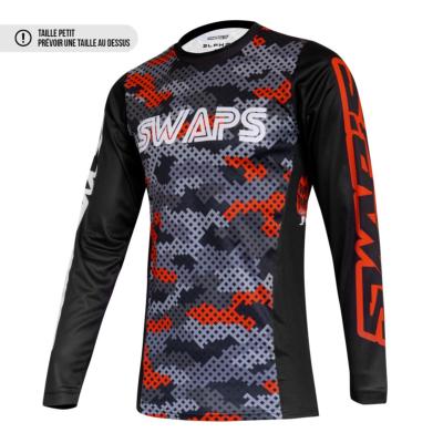 Maillot Cross CAMO Rouge KID 