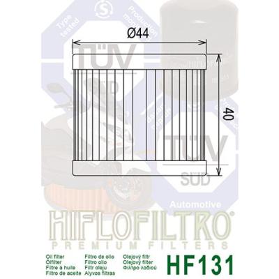 Filtre à huile Hiflofiltro HF131