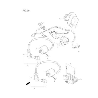 Pièces électrique GV 125 AQUILA