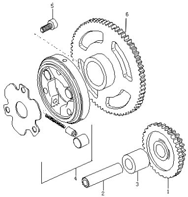 Roue libre 125 BLACK SEVEN EURO4 