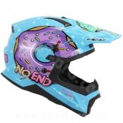 CASQUE CROSS ENFANT DONUTS NOEND BLEU YXL ( 53CM )