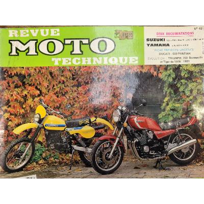 REVUE MOTO TECHNIQUE N°43 SUZUKI YAMAHA d'occasion