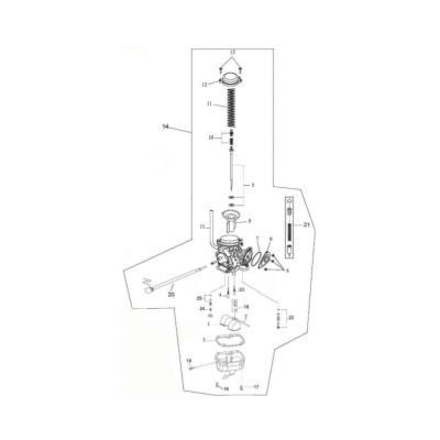 Carburateur ADLY 300S Thunderbike