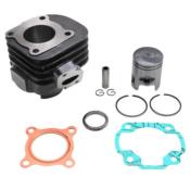 CYLINDRE SCOOT ADAPTABLE MBK 50 OVETTO 2T, MACH G/YAMAHA 50 NEOS 2T, JOG/APRILIA 50 SR/MALAGUTI 50 F10 -P2R FONTE AVEC PISTON GRAPHITE- 28167