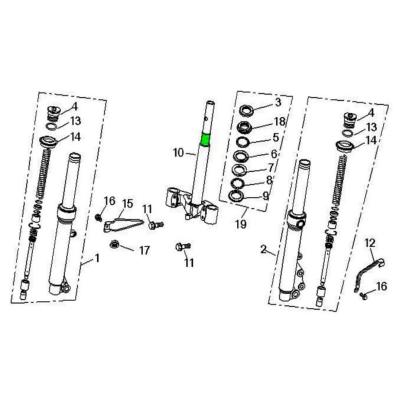 Té Inférieur  ORCAL KITE 2T