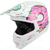 CASQUE CROSS ENFANT DONUTS NOEND BLANC YXL ( 53CM ) 