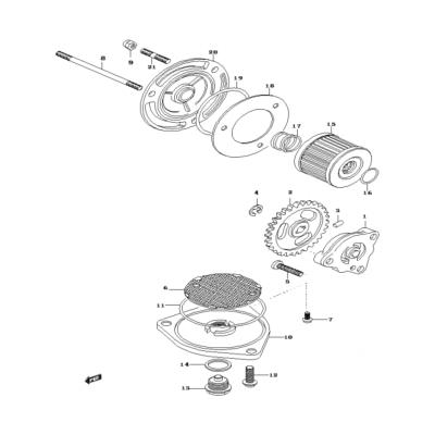 Filtre à huile Mash 125 Euro 4 HF132