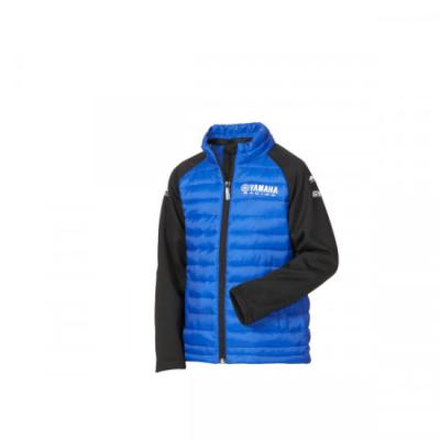 BLOUSON YAMAHA Veste hybride pour enfants Bleu Noir 7/8 ans 