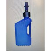 Bidon d'essence TUFF JUG 10L bleu translucide/bouchon bleu