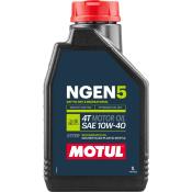 MOTUL NGEN 5 - 10W-40 - 1 litre - Huile moteur 4T nouvelle génération