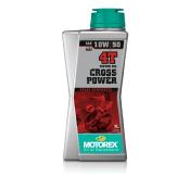 Huile MOTOREX moteur Cross Power 4T - 10W50 1L