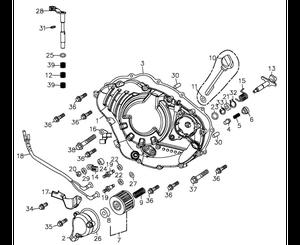 Carter droit ADLY 300SII Interceptor