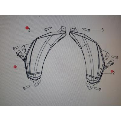 Clignotants KEEWAY FACT EVO 4T