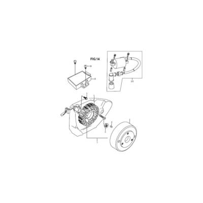 Stator et rotor MASH 125 70/75