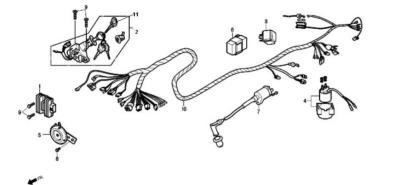 Pièces électrique DAELIM 125 BESBI