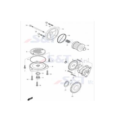 Filtre à huile HYOSUNG GT 650 COMET 2012-2014