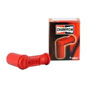 Capuchon Antiparasite Champion 14mm Bougie Avec Douille Antiparasite Coudé 90° Silicone