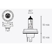 320093 - Ampoule V PARTS H5 12V/60/55W culot P45t