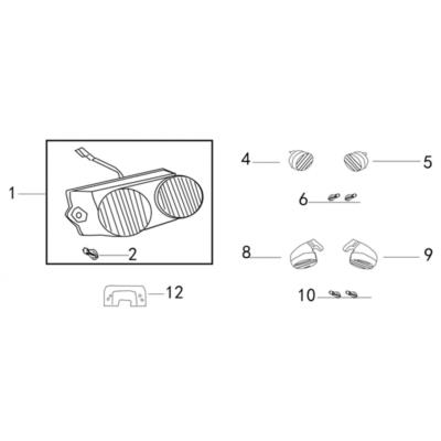 FEUX AR / CLIGNOTANTS MASH LEGEND R 50 EURO 5 2021-2024