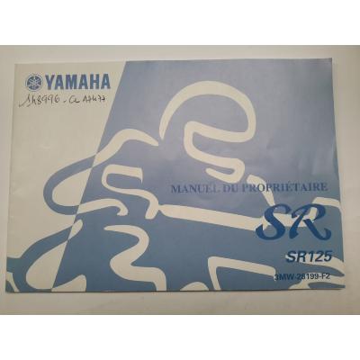 Manuel du propriétaire YAMAHA SR125 3MW28199F2