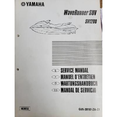 MANUEL D'ENTRTIEN YAMAHA WAVE RUNNER SV 1200 GU528197ZAC1