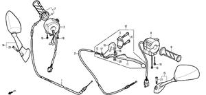 CABLE DE GAZ EURO3 DAELIM Roadsport