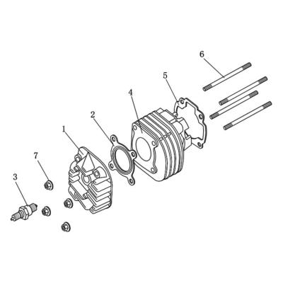 JOINT DE CULASSE ORCAL KITE ISCA RAPTOR 2T